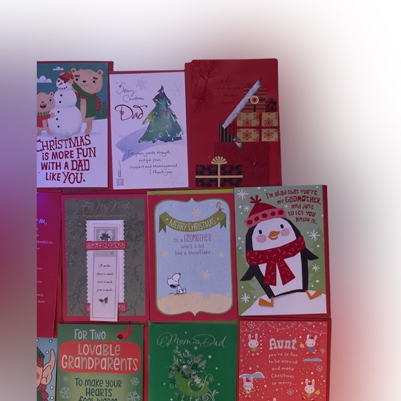 Hallmark Christmas Cards - Lot of 19 Christmas Cards - Picture 3 of 6
